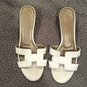 HERMES AUTHENTIC OASIS SANDALS SIZE 40EUR 9.5 US